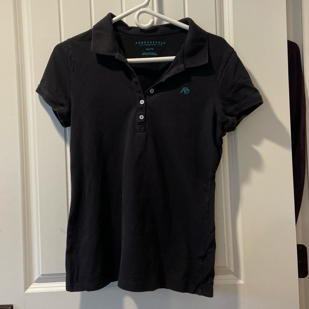 Aeropostale black polo
